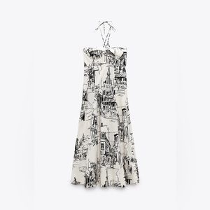 Printed Midi Dress